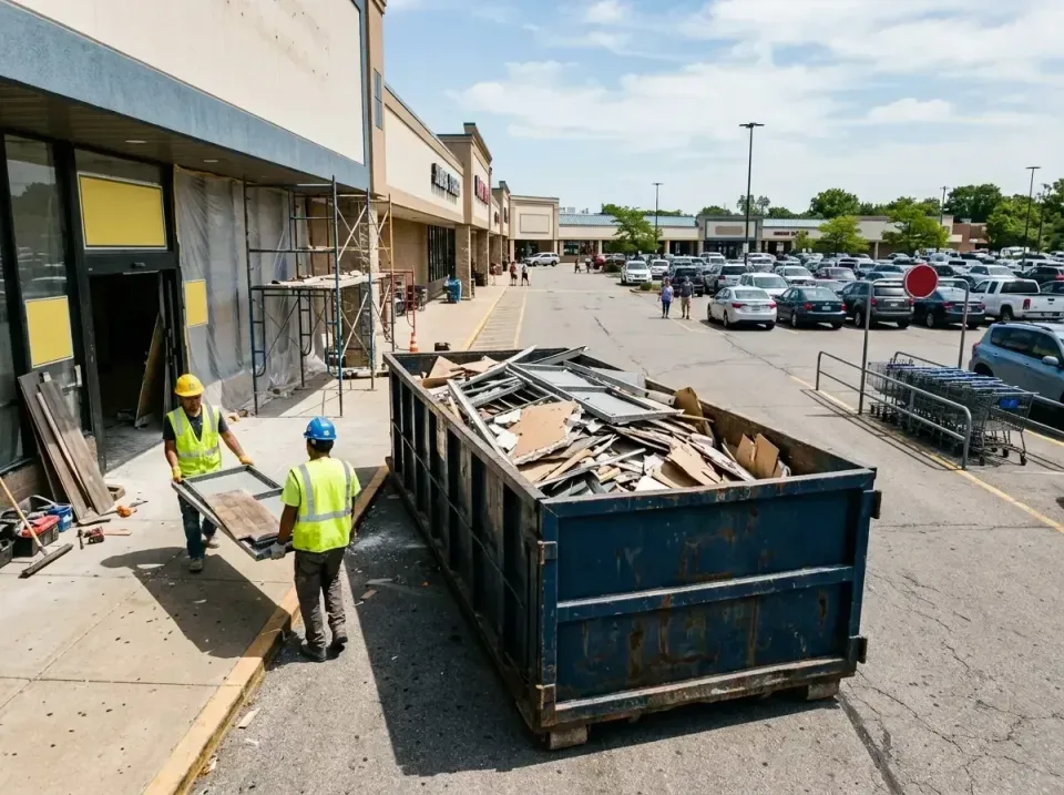 retail-store-renovation-debris-003 — frequently asked questions, Roll-off Dumpster Rentals in Hubbard, OR